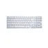 Robeetle G98 Full-Sized Backlit Brown Switch Mechanical Gaming Keyboard White